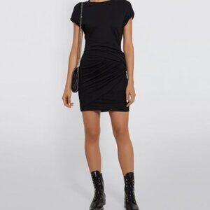 ALLSAINTS Freidala Mini Dress - Black - Small